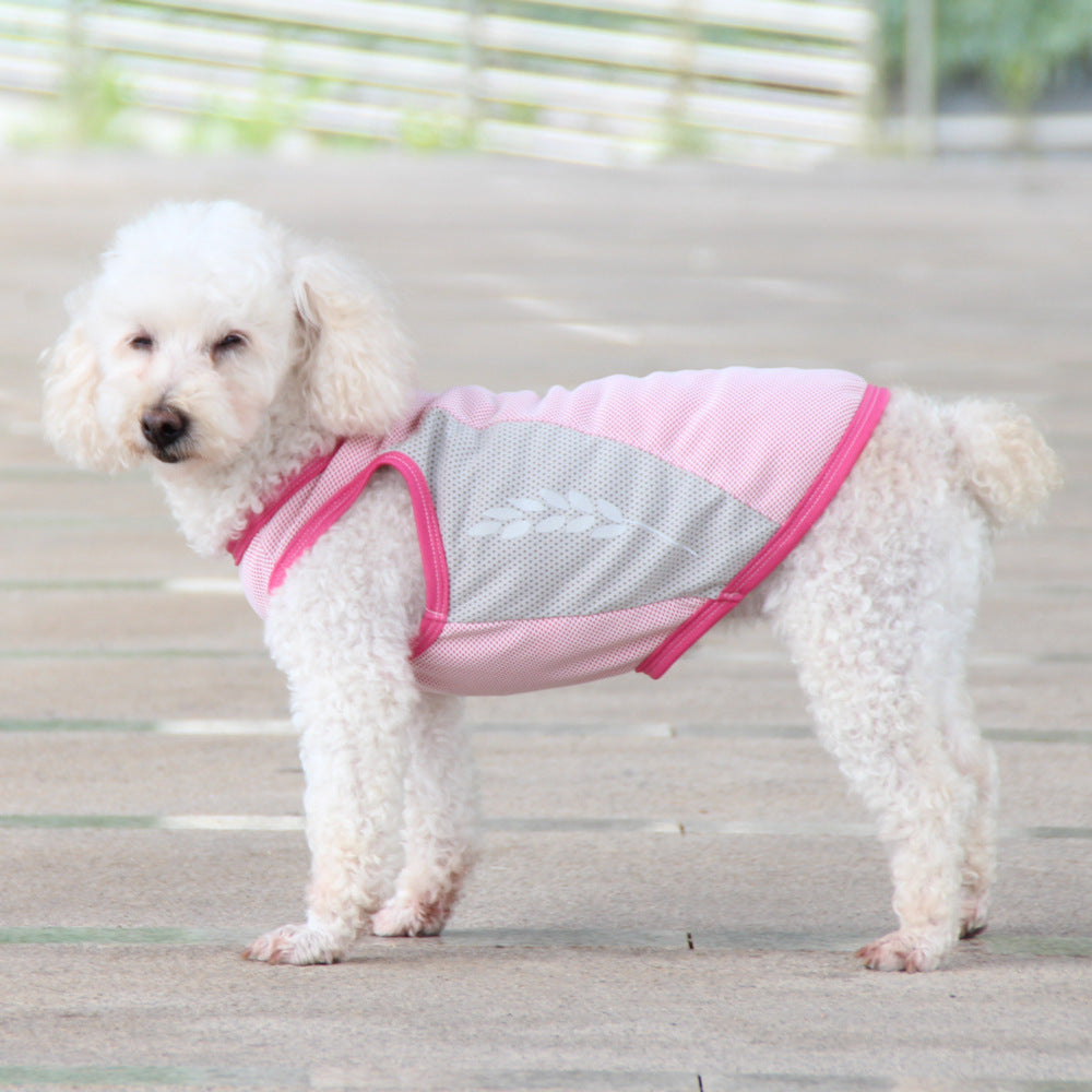 Summer Cooling Pet Vest Cool Clothes Dog Clothes Reflective